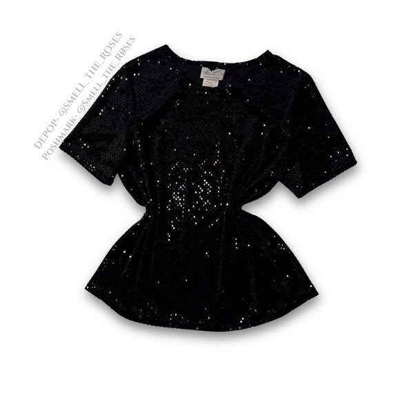 Kathie Lee Collection Tops - Vintage Sparkly Top | Women's Large | Kathie Lee Collection
